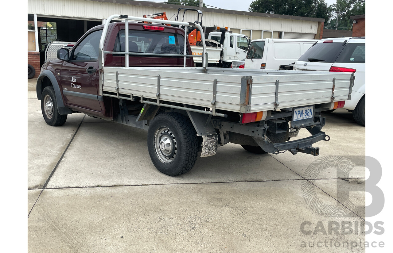 7/2004 Holden Rodeo LX RA C/Chas Red 3.5L