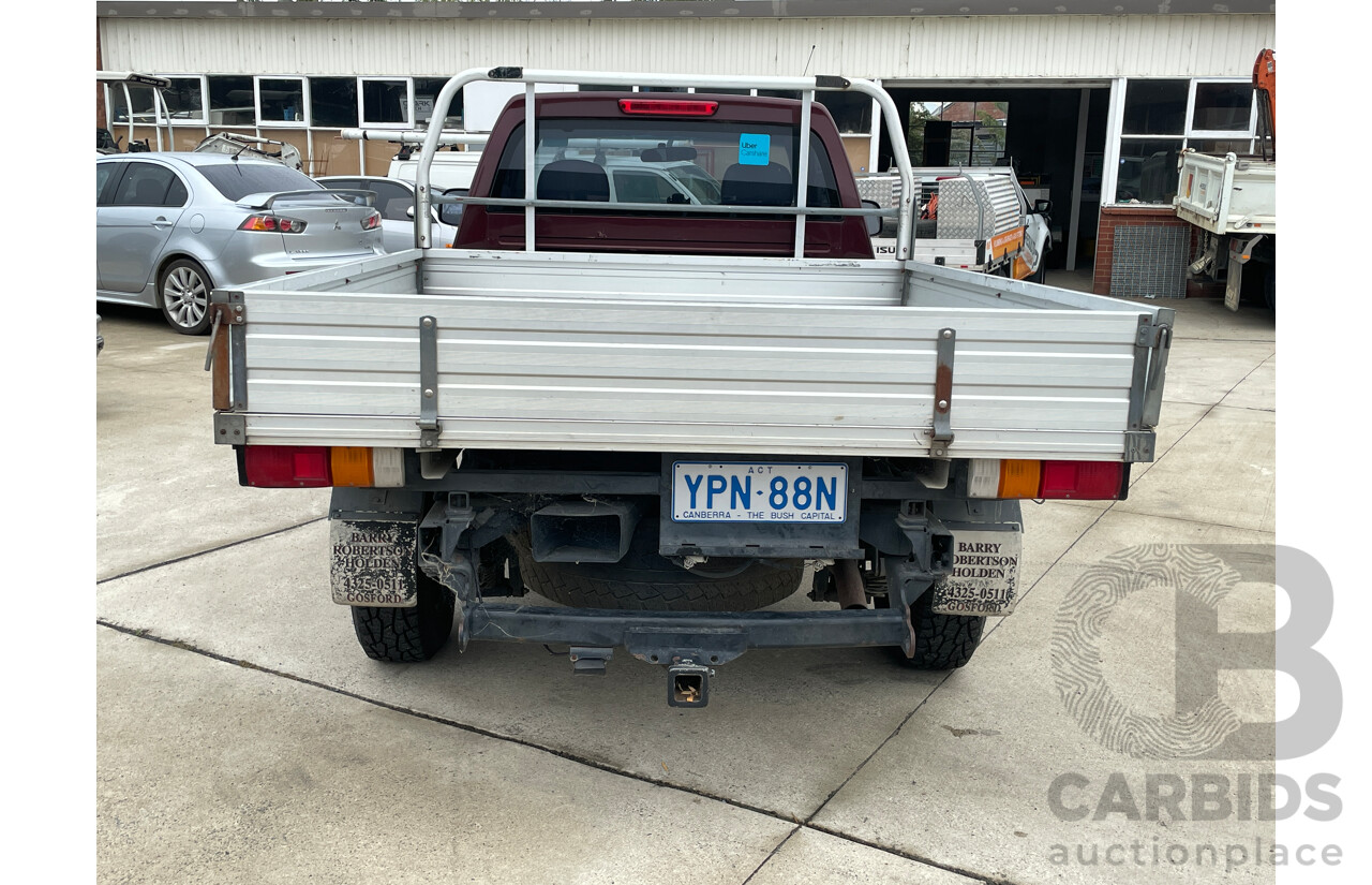 7/2004 Holden Rodeo LX RA C/Chas Red 3.5L