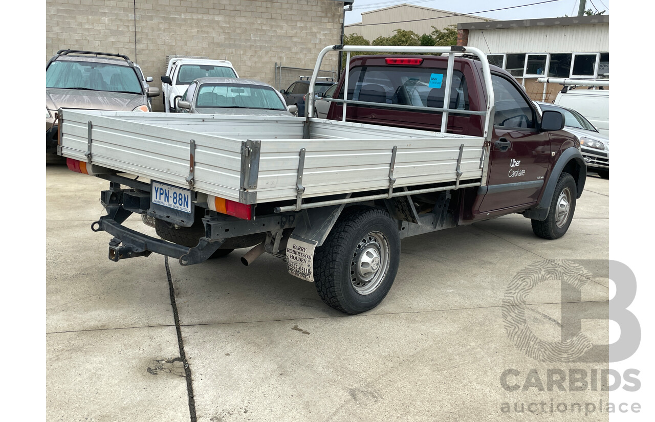 7/2004 Holden Rodeo LX RA C/Chas Red 3.5L