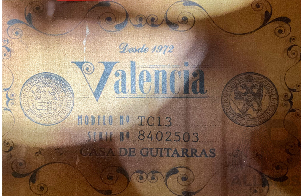 Childs Valencia Guitar TC 13 and Case