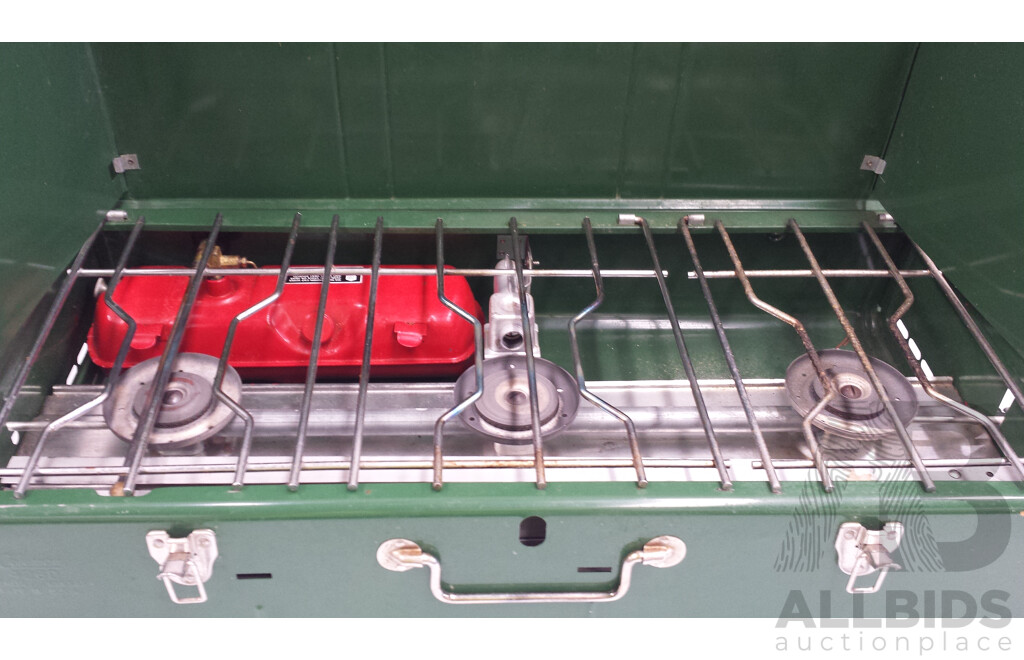 Vintage Coleman Three Burner Camp Stove
