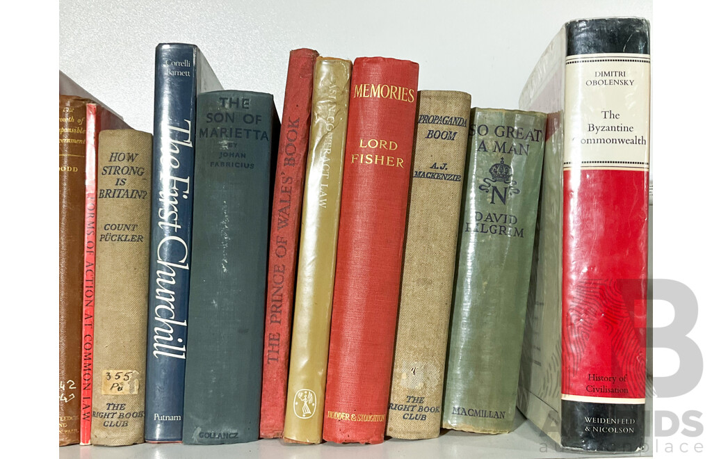 Large Collection Books Mostly Relating to Politics, English History,Ancient History and More