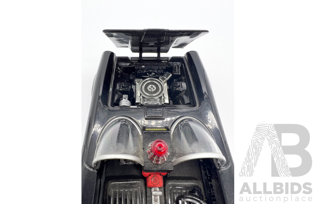 Batmobile with Red Phone and Opening Hood, Steering Wheel is Detached