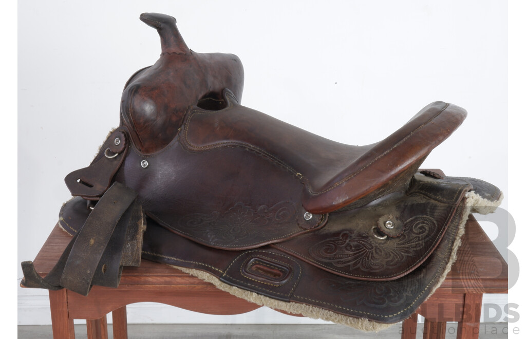 Vintage Stockmans Horse Saddle
