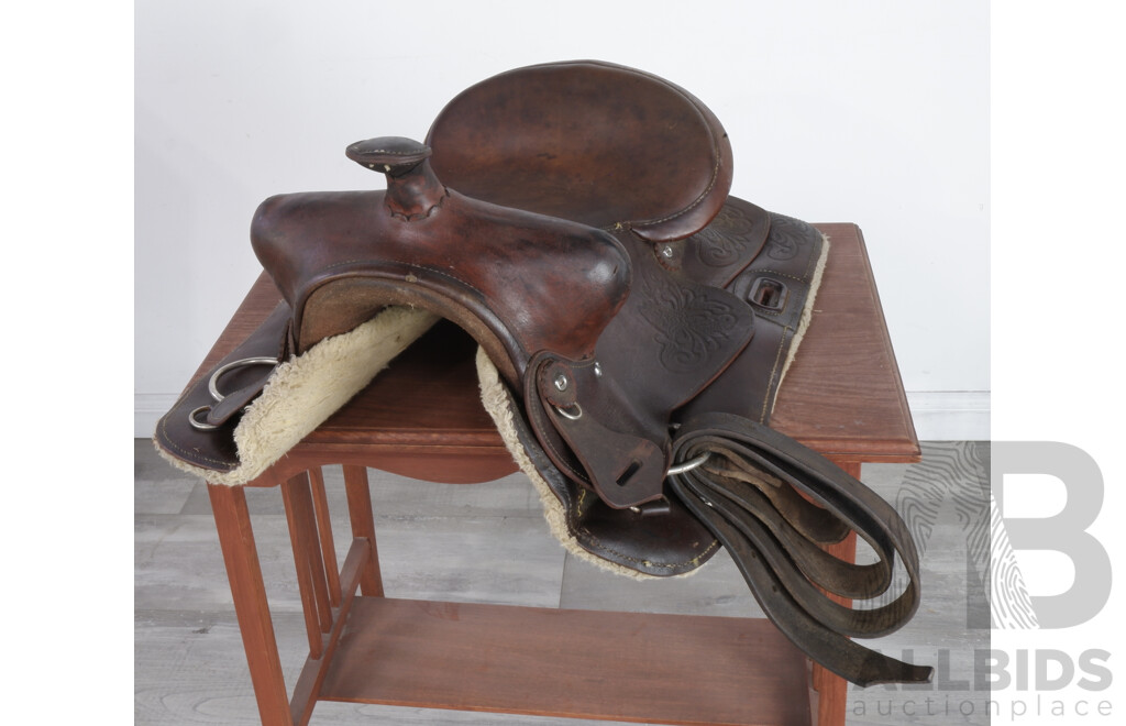Vintage Stockmans Horse Saddle