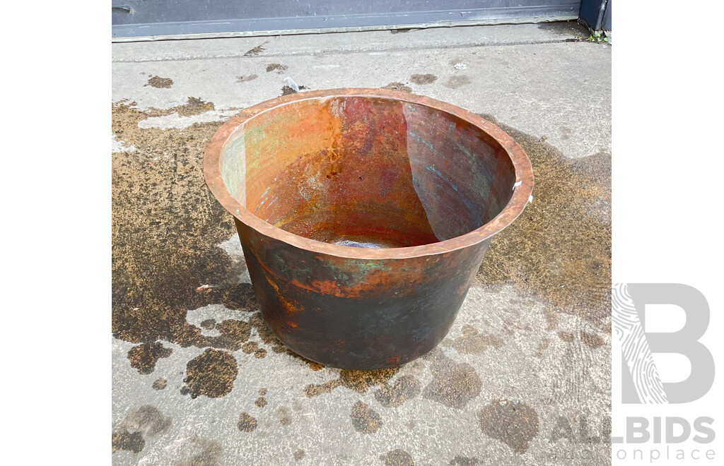 Vintage Metters 14 Gallon Copper Garden Pot