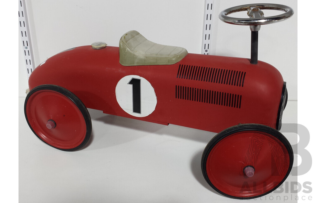 Large Red Johnco Productions Steerable Car