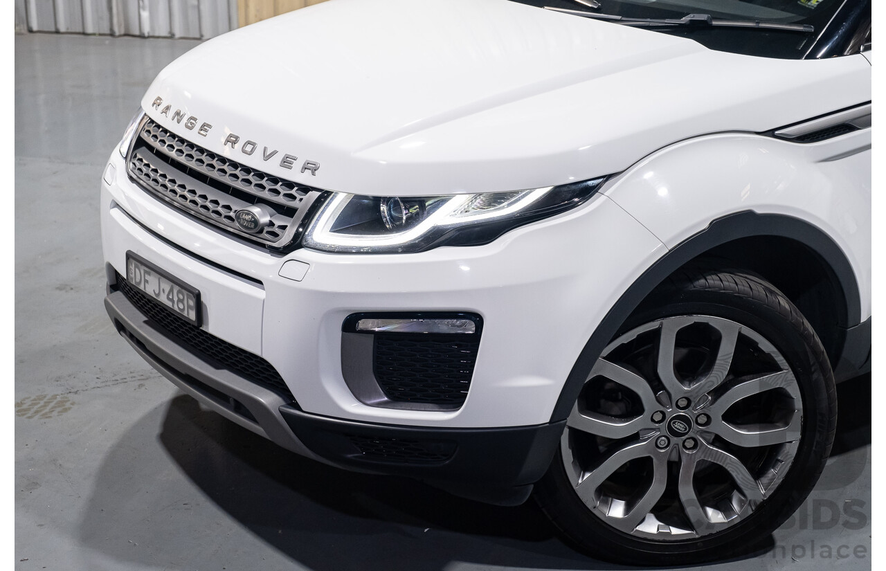 6/2016 Range Rover Evoque TD4 150 SE LV MY16.5 5d Wagon White 2.0L Turbo Diesel