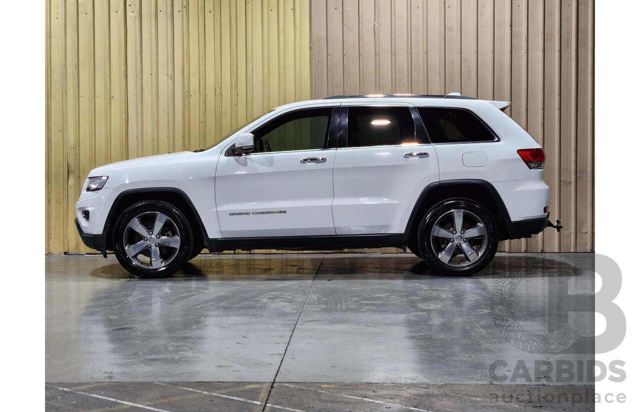 1/2015 Jeep Grand Cherokee Limited (4x4) WK MY15 4d Wagon White 3.6L V6 Petrol