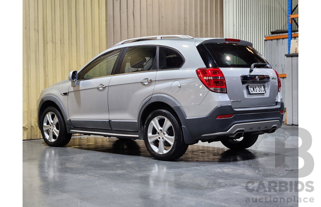 10/2014 Holden Captiva 7 LTZ (AWD) CG MY15 4d Wagon Silver 2.2L Turbo Diesel - 7 Seater