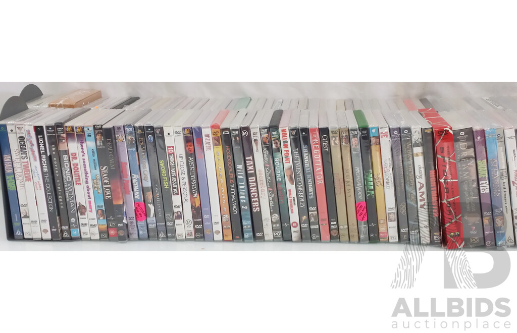 Selection of DVD Movies, Music CD's, Books and VHS Video Movies - Lot of 200+