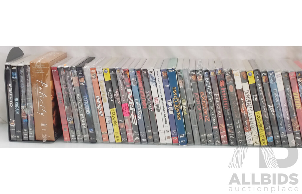 Selection of DVD Movies, Music CD's, Books and VHS Video Movies - Lot of 200+