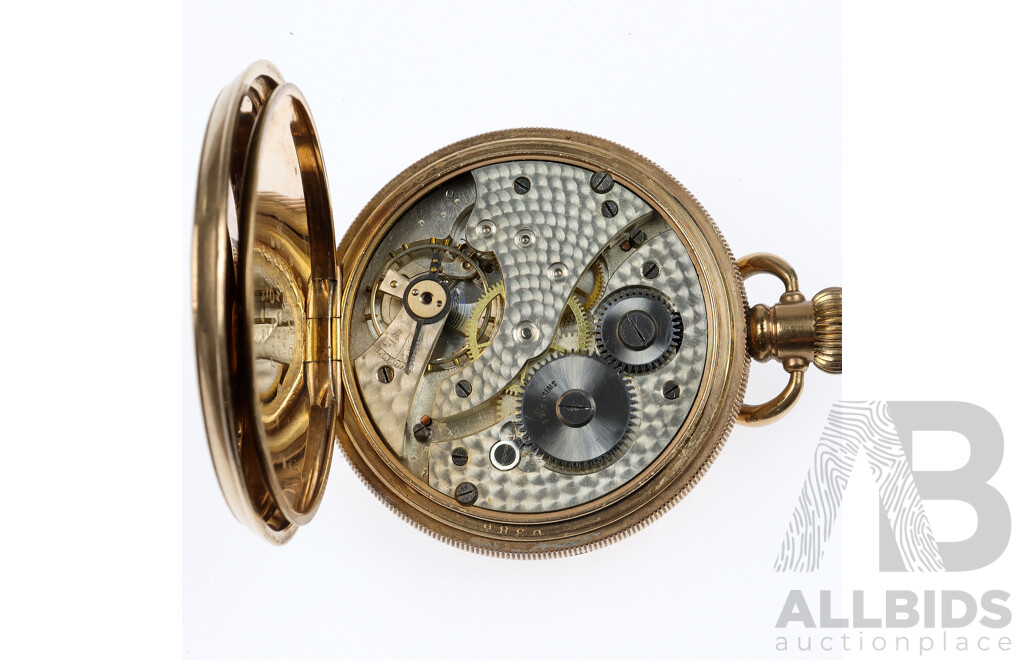 Antique Fob Watch - Brand on Face, Dennison Watch Case Co.Ltd, 94033, Swiss Made