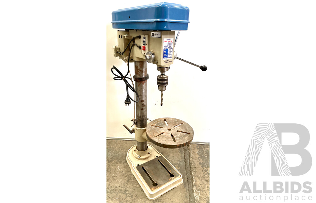 Toolex Industrial 16-Speed Heavy Duty Drill Press