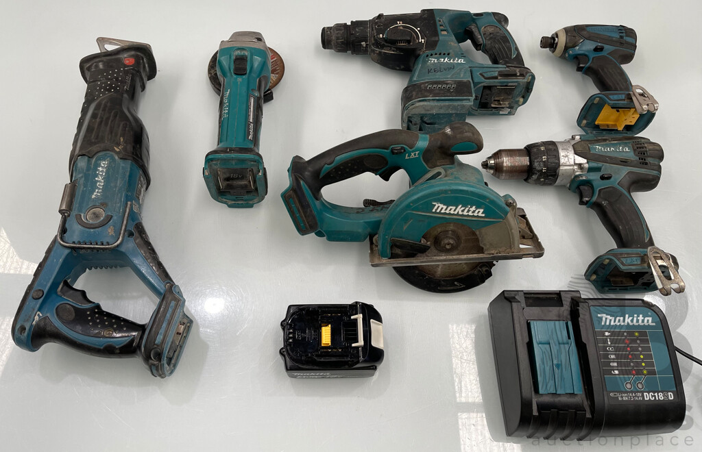 Makita Cordless Power Tools Pack - Lot of 6 Tools