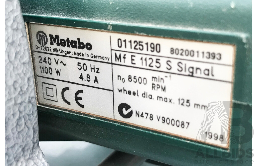 Metabo Corded Wall Chaser with Metal Case