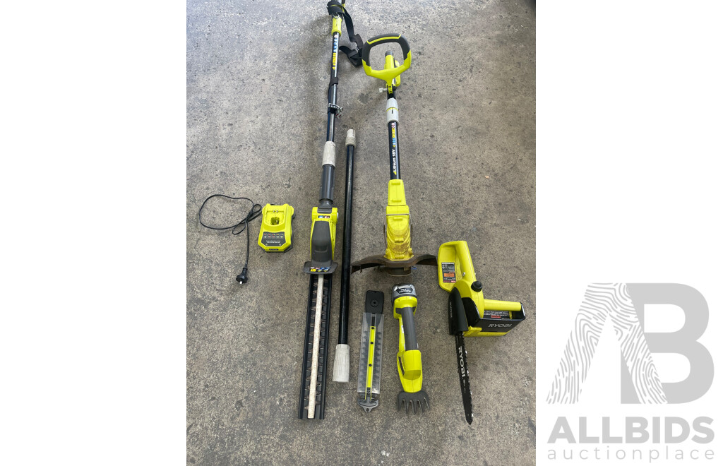 Ryobi 18 V - 4 Piece Garden Equipment