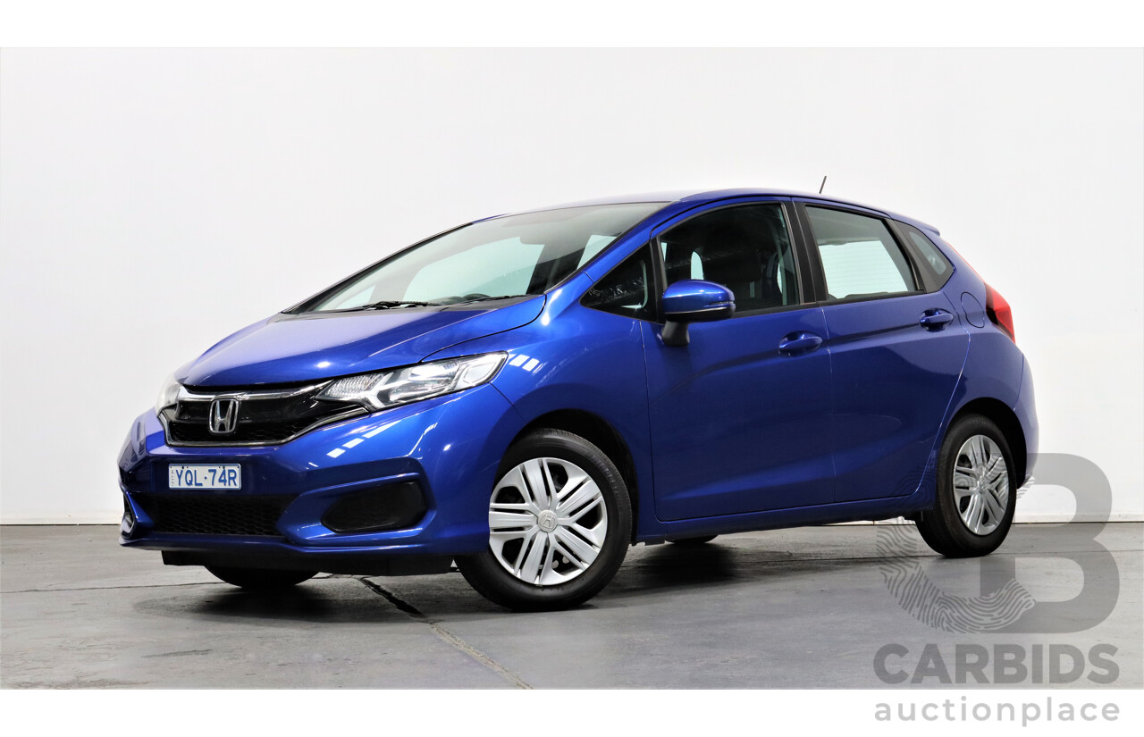 11/2019 Honda Jazz VTi GK 5d Hatchback Blue 1.5L