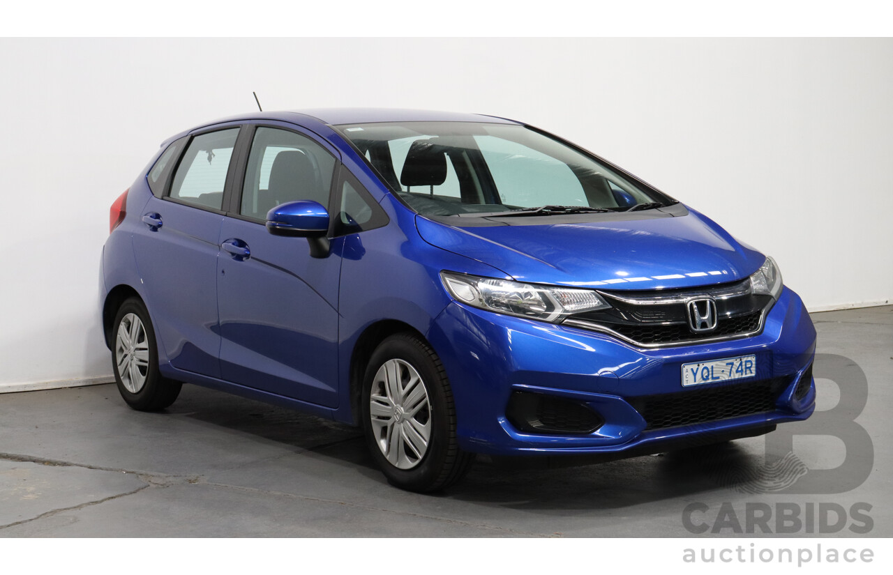 11/2019 Honda Jazz VTi GK 5d Hatchback Blue 1.5L