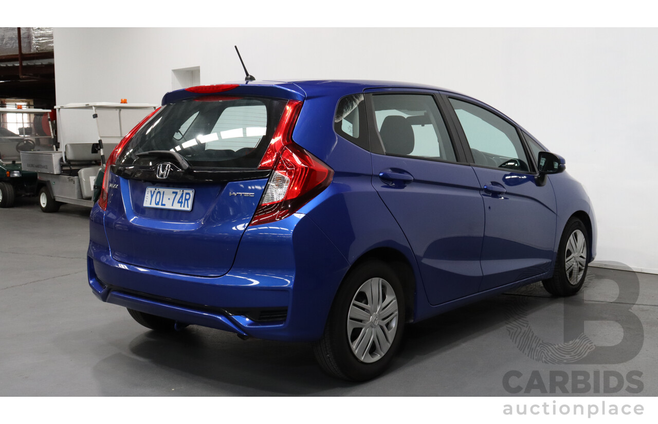 11/2019 Honda Jazz VTi GK 5d Hatchback Blue 1.5L