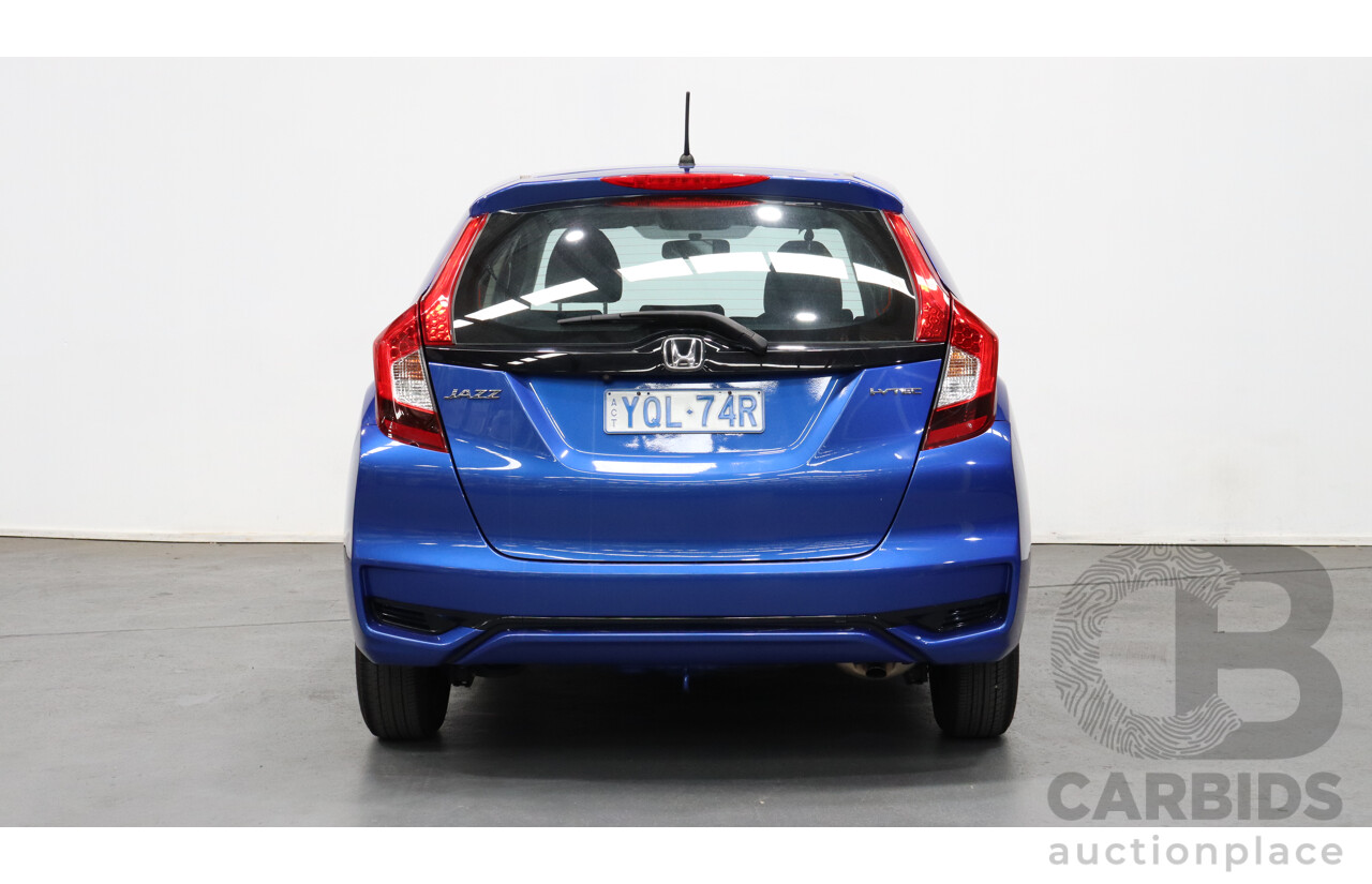 11/2019 Honda Jazz VTi GK 5d Hatchback Blue 1.5L