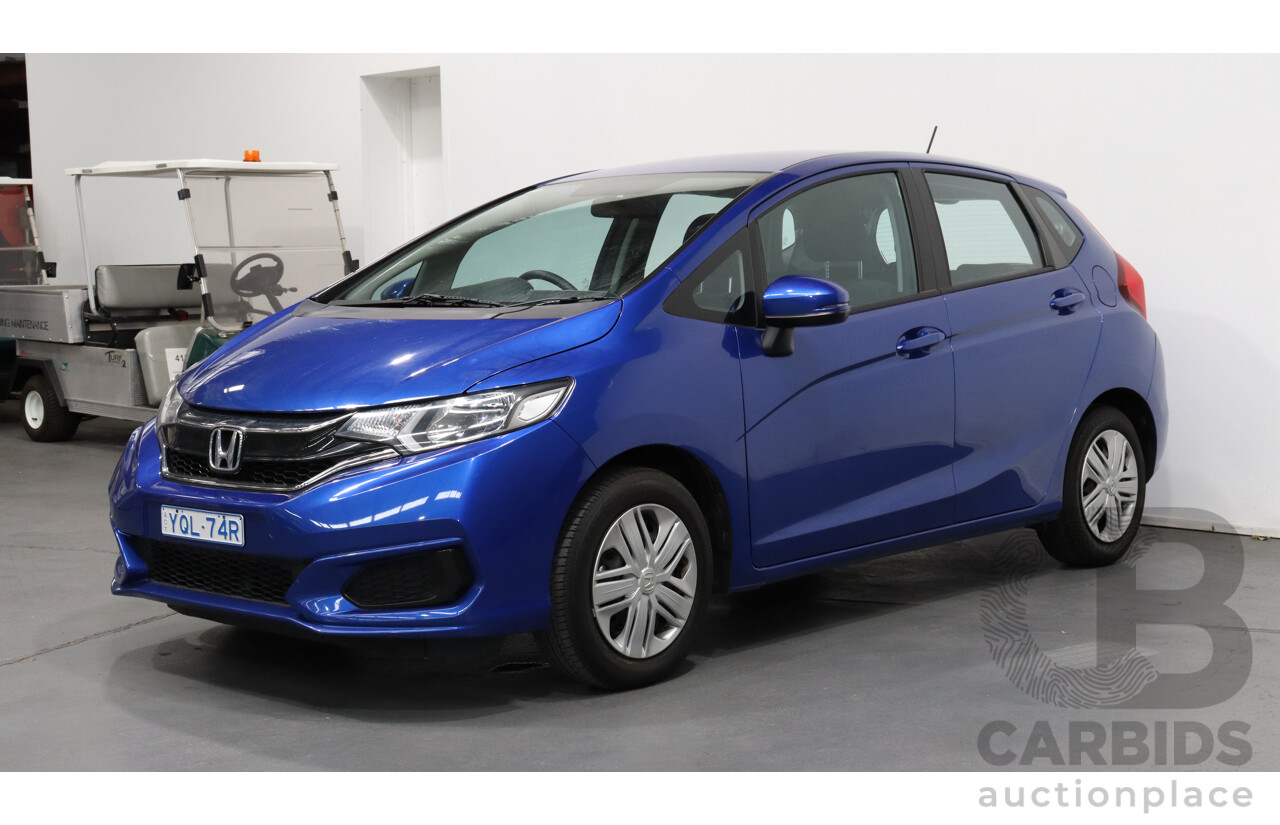 11/2019 Honda Jazz VTi GK 5d Hatchback Blue 1.5L