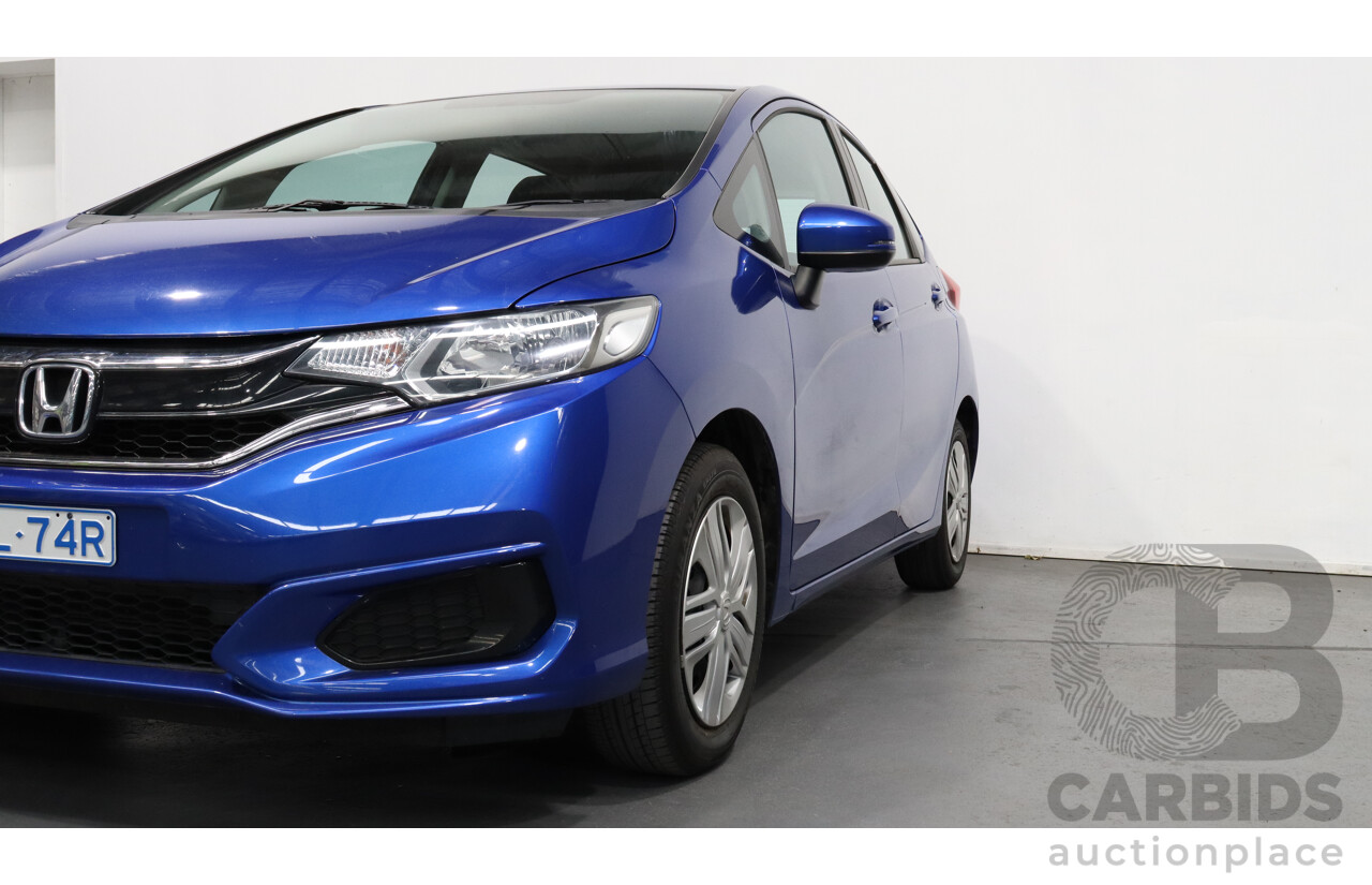 11/2019 Honda Jazz VTi GK 5d Hatchback Blue 1.5L