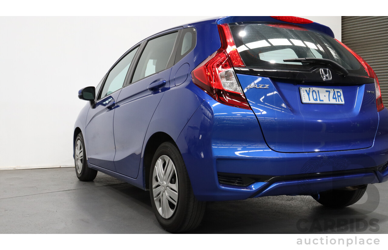 11/2019 Honda Jazz VTi GK 5d Hatchback Blue 1.5L