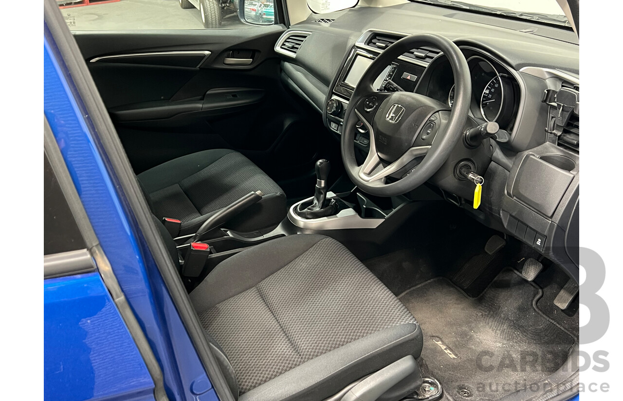 11/2019 Honda Jazz VTi GK 5d Hatchback Blue 1.5L