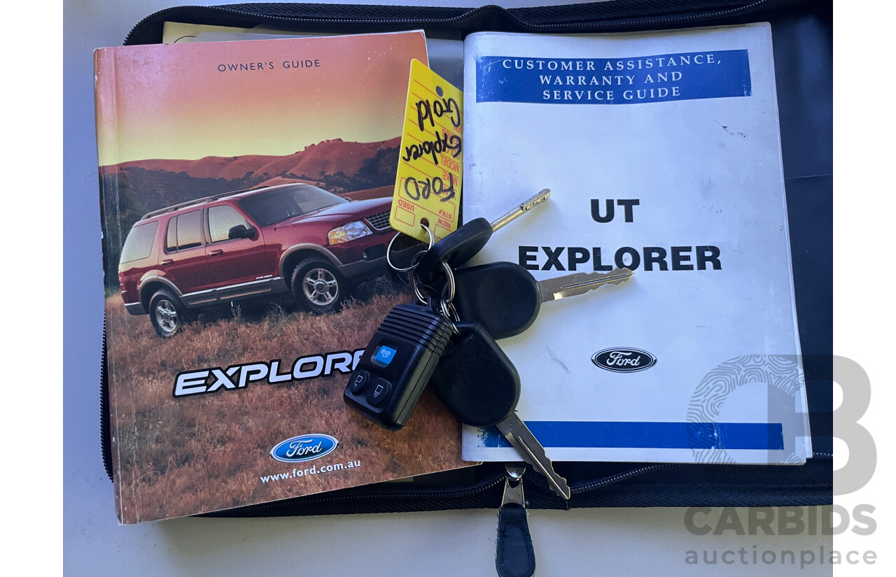 9/2002 Ford Explorer XLT (4x4) UT 4d Wagon Gold 4.0L