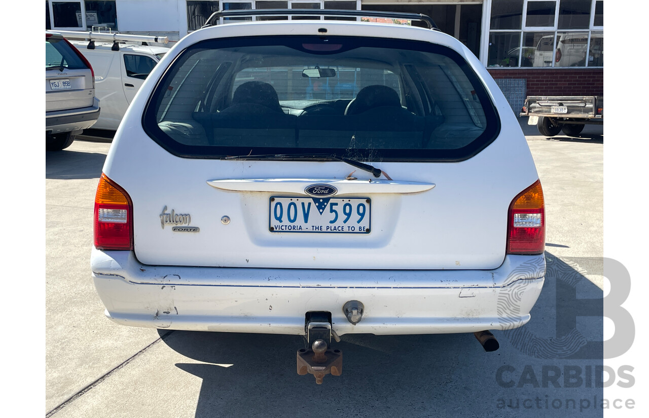 7/1999 Ford Falcon Forte AU 4d Wagon White 4.0L