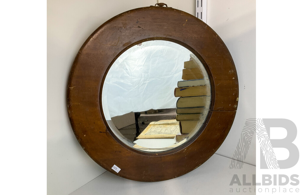 Vintage Wooden Mirror