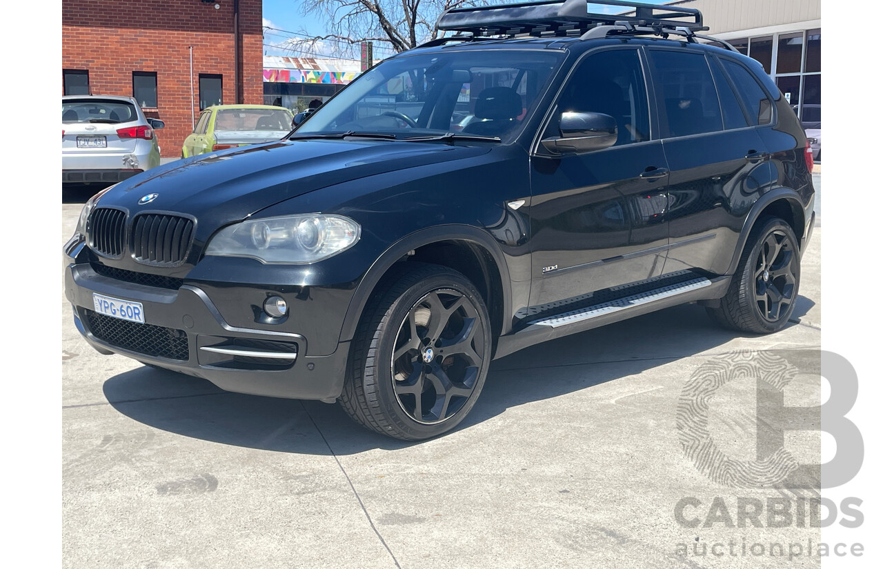 1/2008 Bmw X5 3.0d E70 4d Wagon Black 3.0L