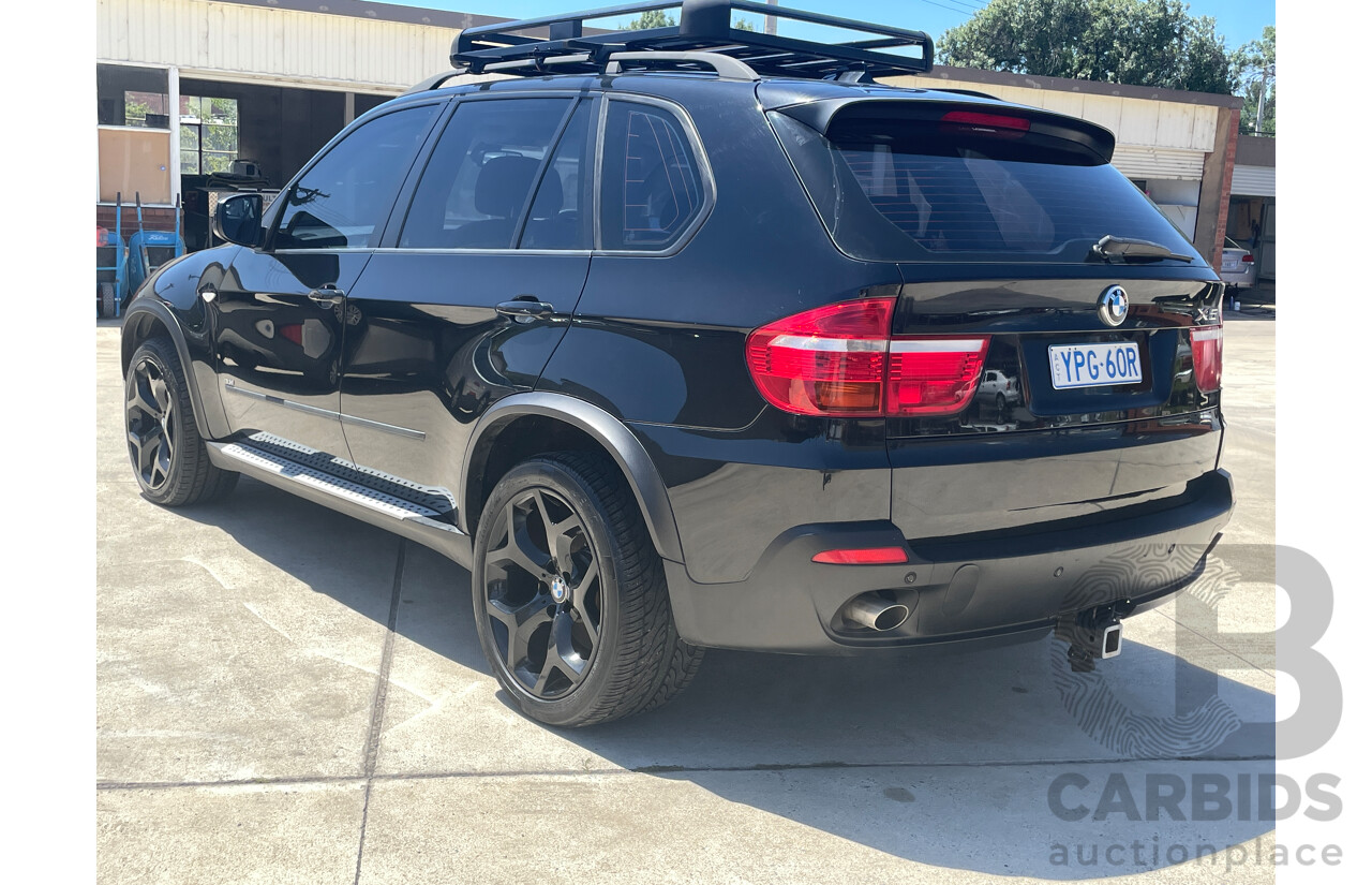 1/2008 Bmw X5 3.0d E70 4d Wagon Black 3.0L