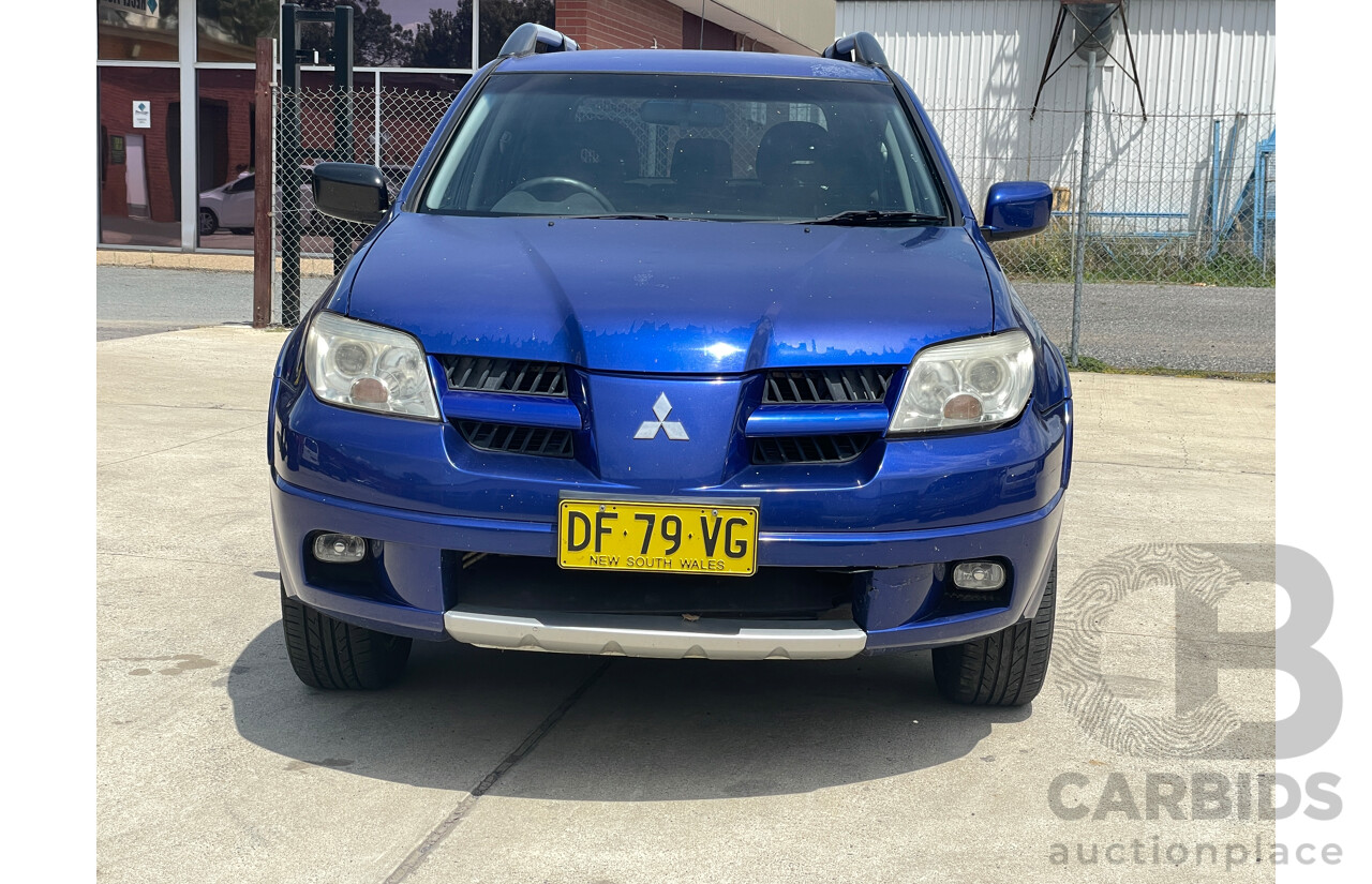 8/2006 Mitsubishi Outlander VR ZF MY06 4d Wagon Blue 2.4L