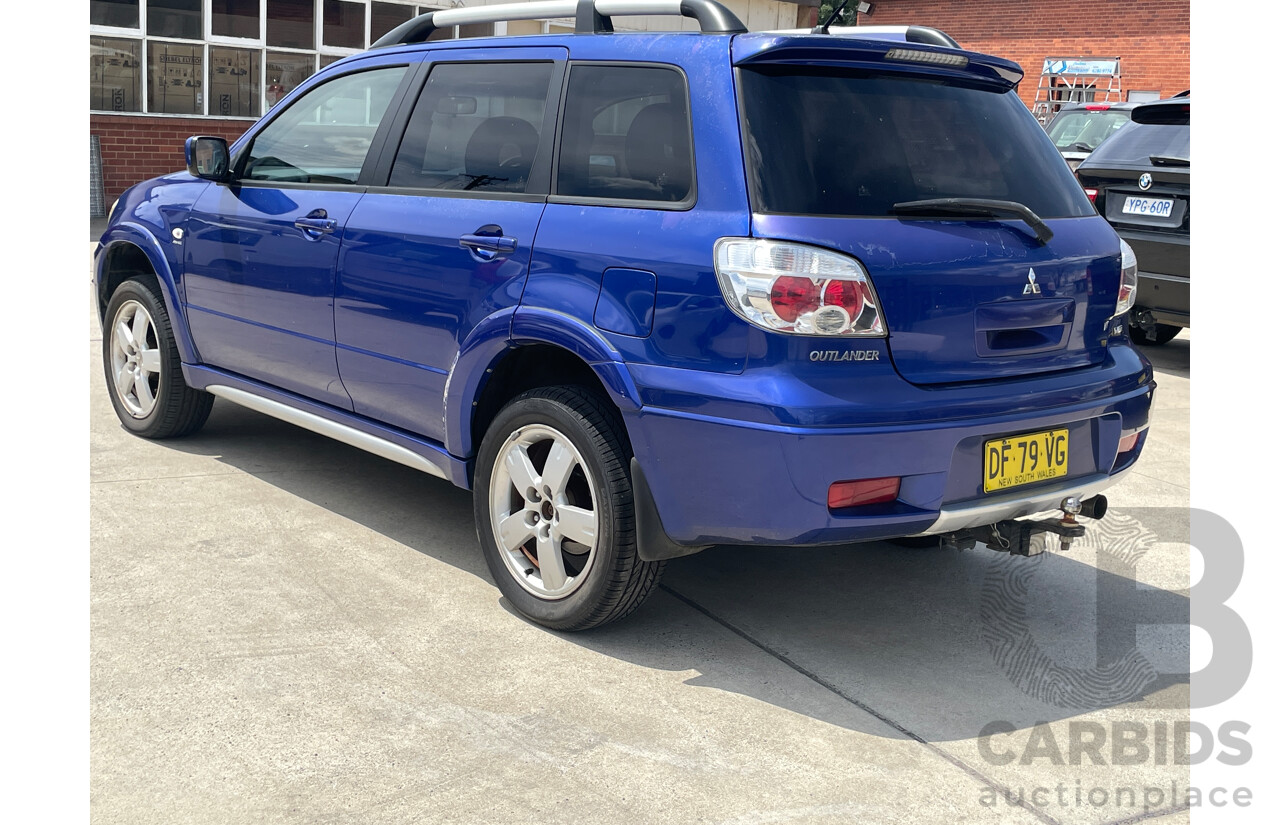 8/2006 Mitsubishi Outlander VR ZF MY06 4d Wagon Blue 2.4L