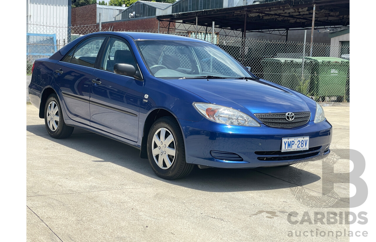 9/2002 Toyota Camry Altise ACV36R 4d Sedan Blue 2.4L