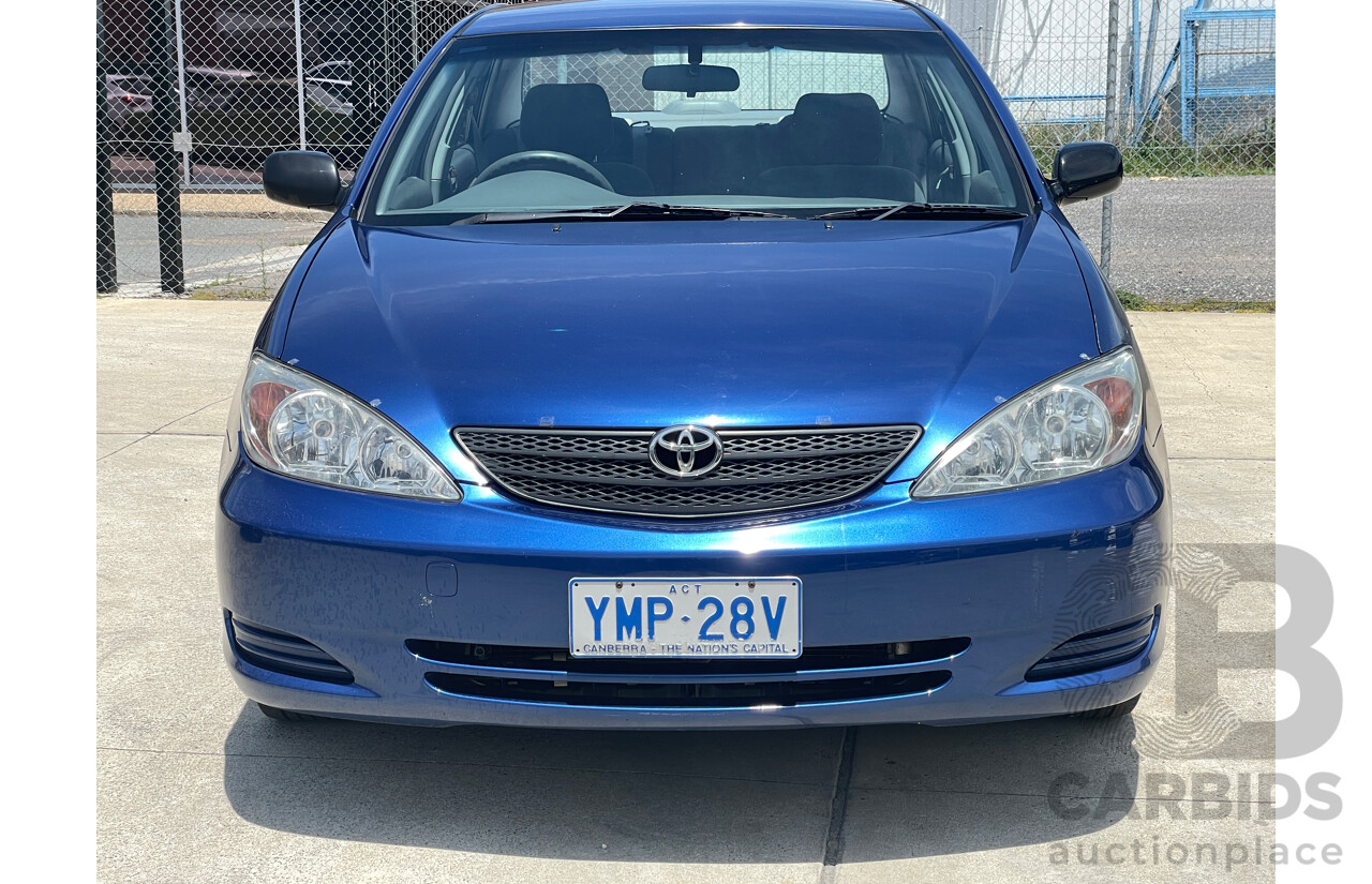 9/2002 Toyota Camry Altise ACV36R 4d Sedan Blue 2.4L