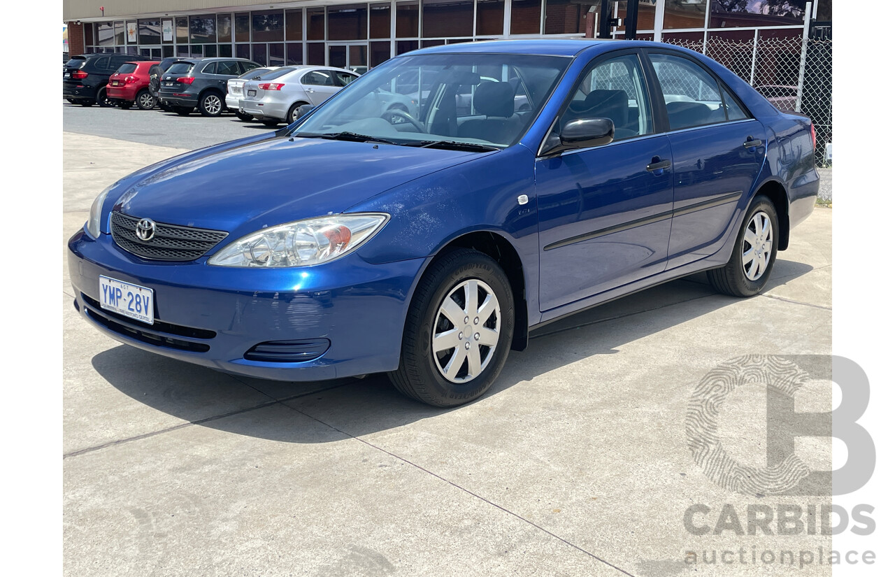 9/2002 Toyota Camry Altise ACV36R 4d Sedan Blue 2.4L