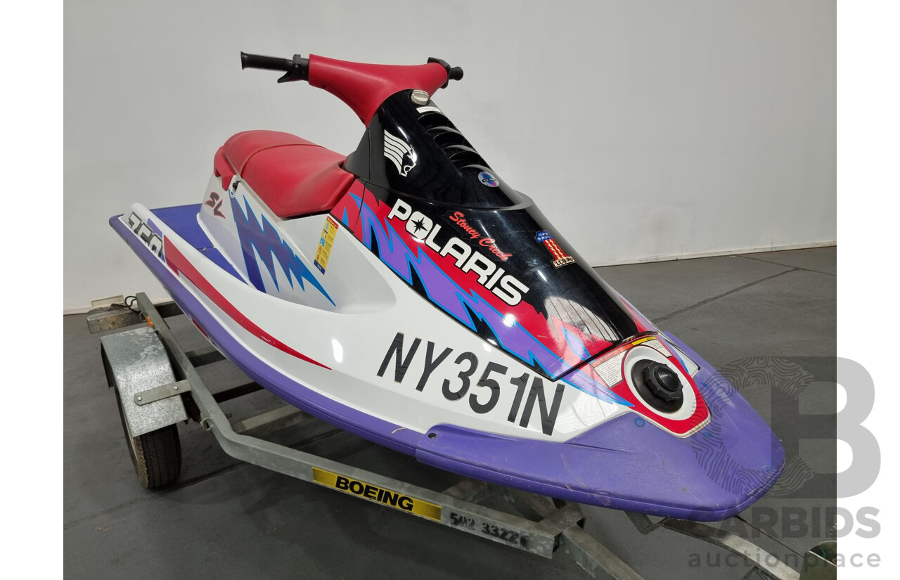 1/1994 Polaris SL 750 Jetski and 8/1994 Boeing Boat Trailer