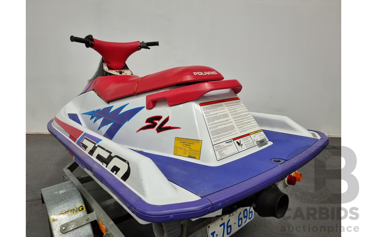 1/1994 Polaris SL 750 Jetski and 8/1994 Boeing Boat Trailer