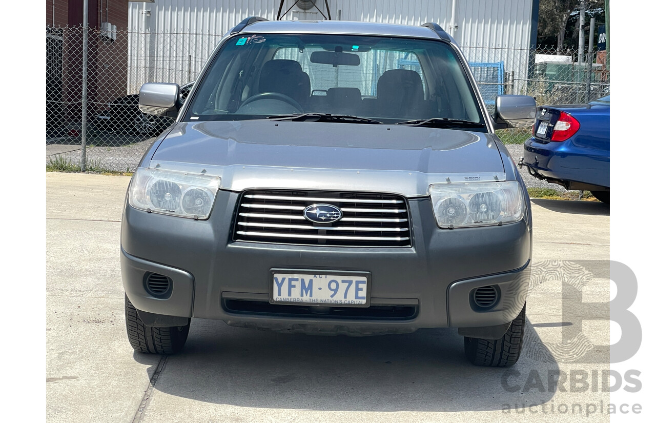 10/2007 Subaru Forester X MY07 4d Wagon Silver Or Chrome 2.5L