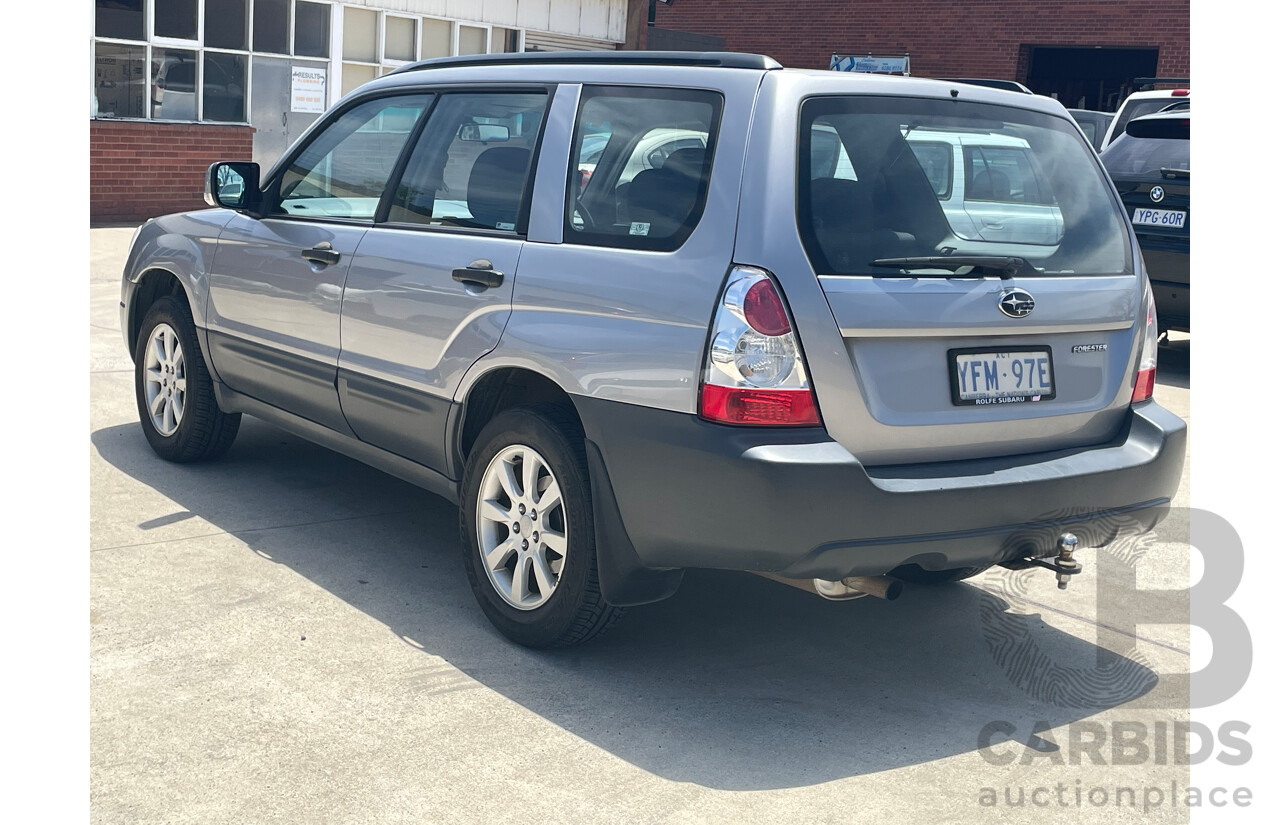 10/2007 Subaru Forester X MY07 4d Wagon Silver Or Chrome 2.5L