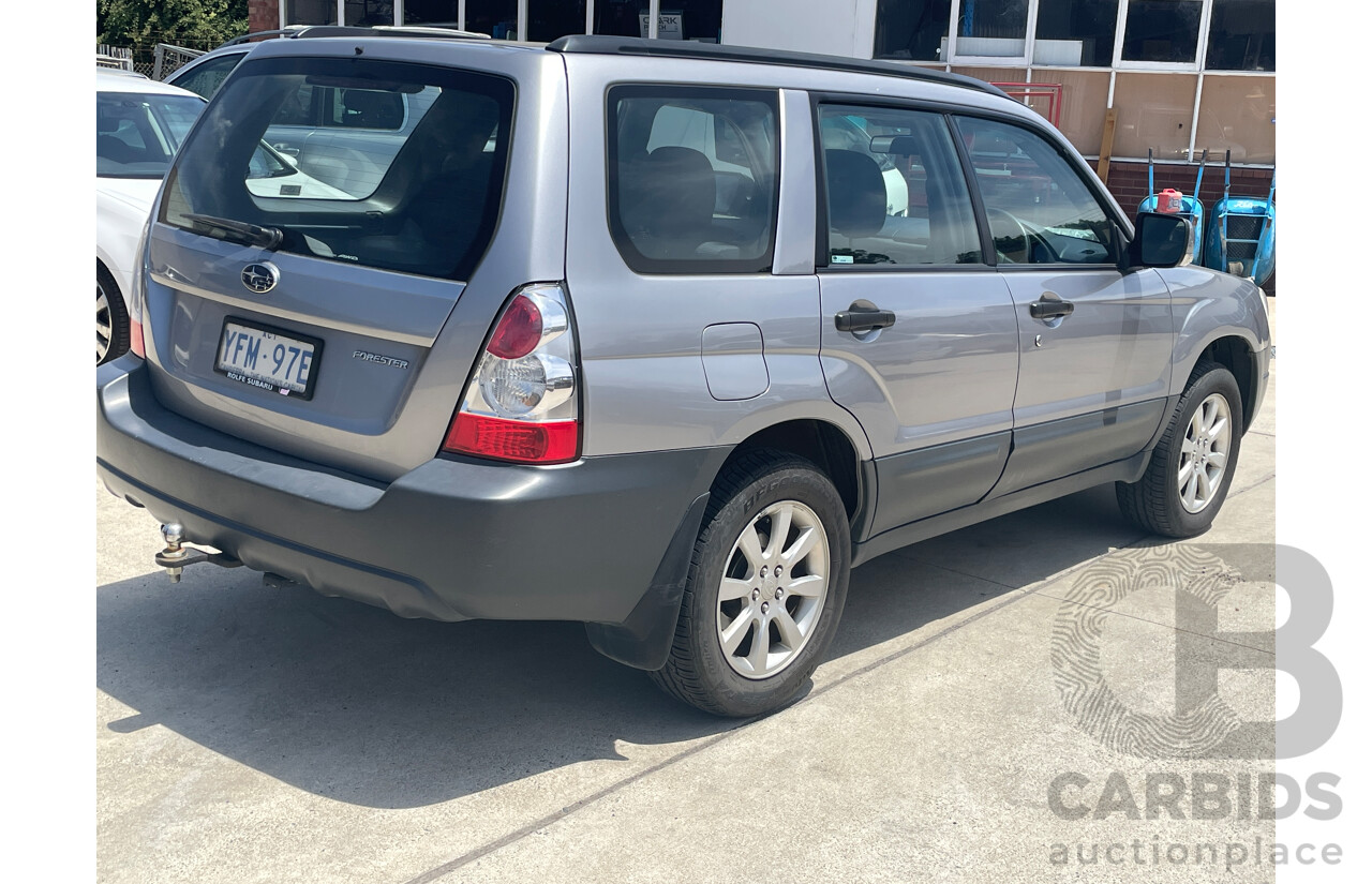 10/2007 Subaru Forester X MY07 4d Wagon Silver Or Chrome 2.5L