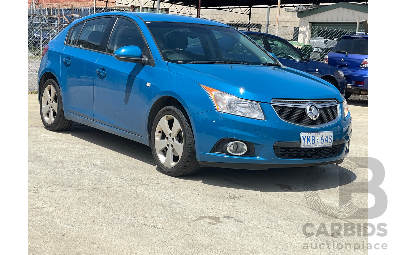 5/2014 Holden Cruze Equipe JH MY14 5d Hatchback Blue 1.8L