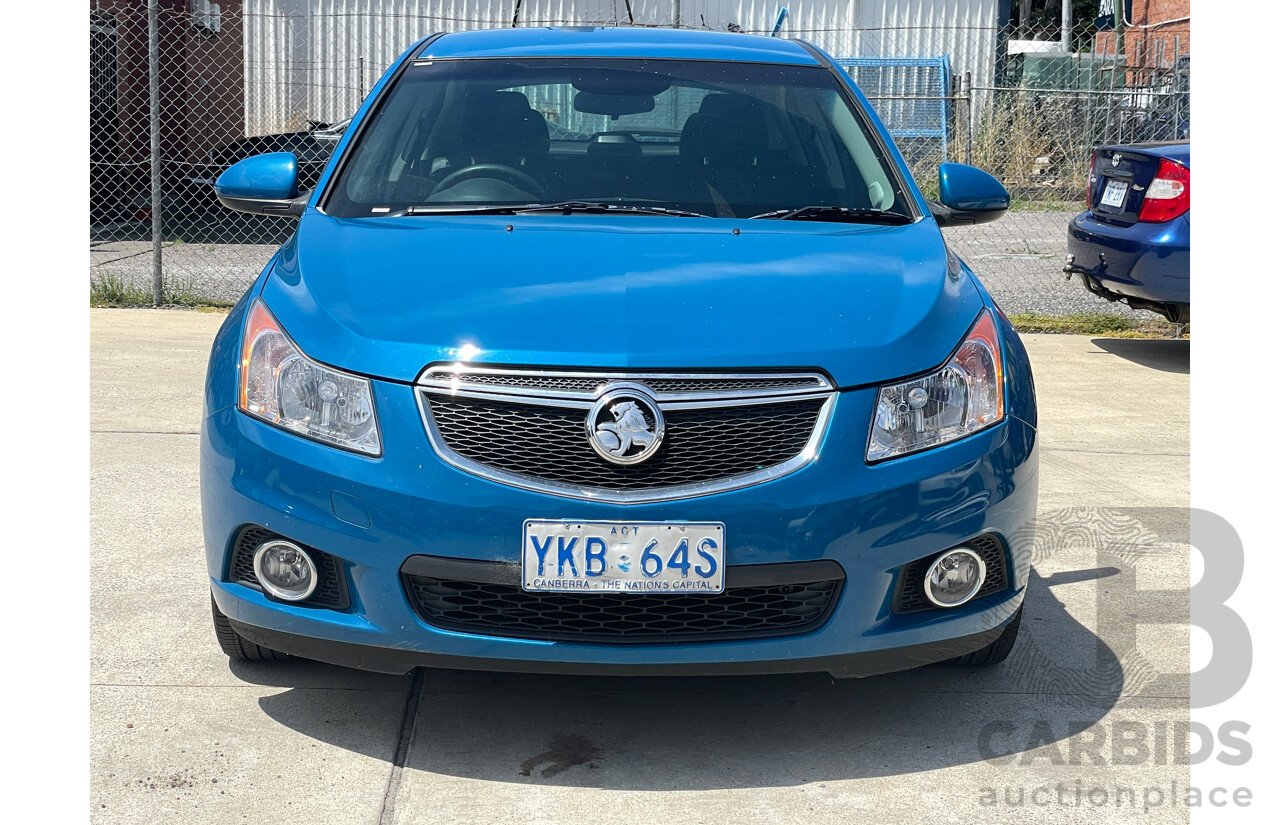 5/2014 Holden Cruze Equipe JH MY14 5d Hatchback Blue 1.8L