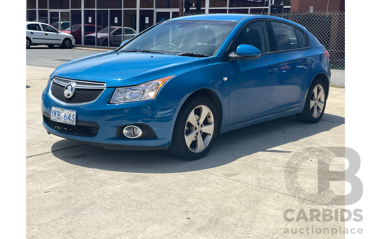 5/2014 Holden Cruze Equipe JH MY14 5d Hatchback Blue 1.8L