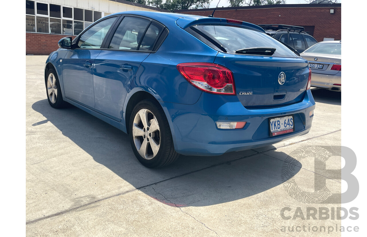 5/2014 Holden Cruze Equipe JH MY14 5d Hatchback Blue 1.8L