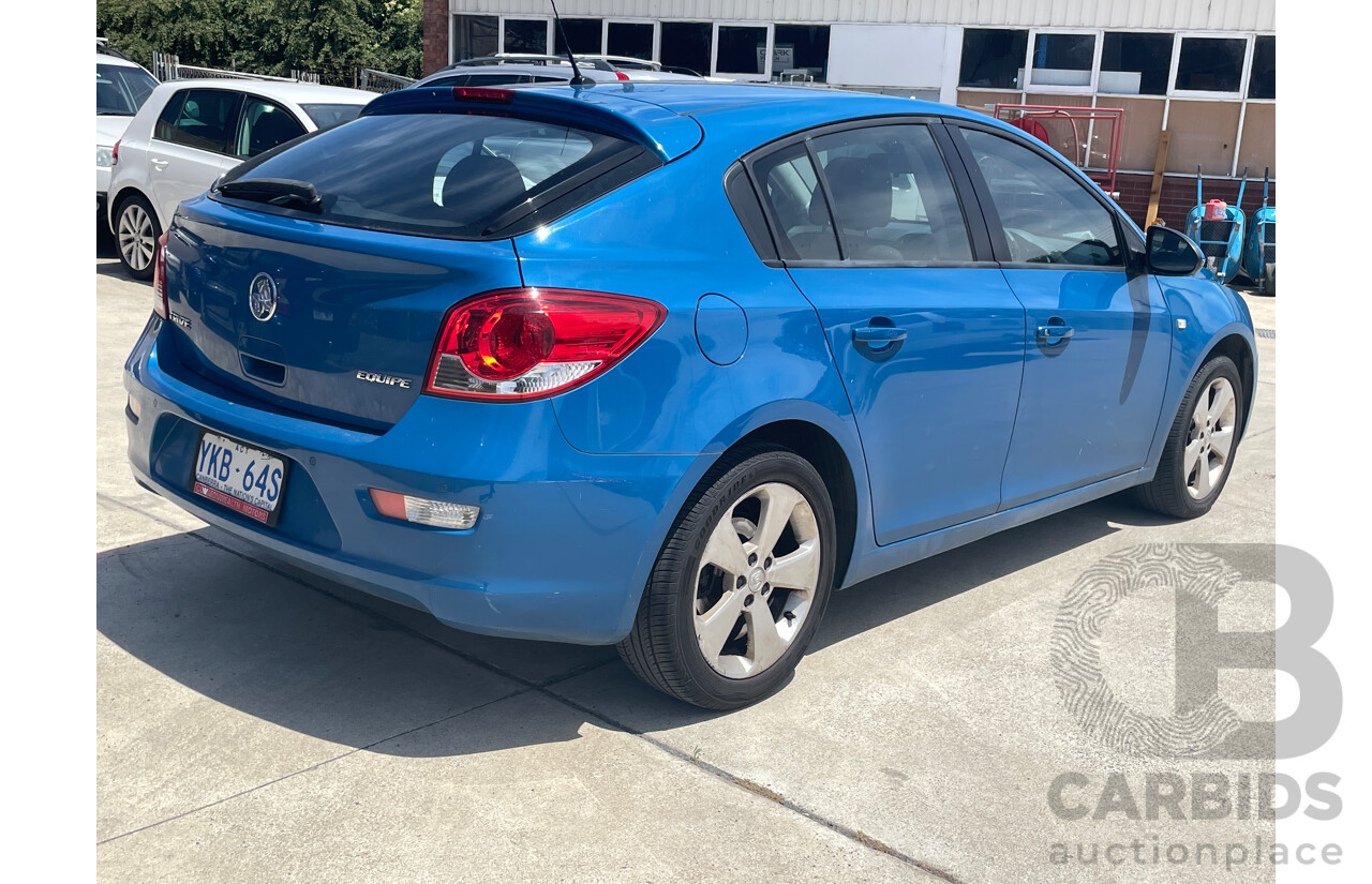 5/2014 Holden Cruze Equipe JH MY14 5d Hatchback Blue 1.8L