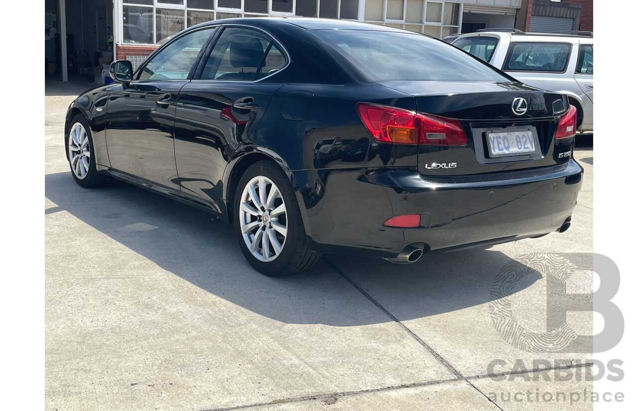 7/2006 Lexus Is250 Sports Luxury GSE20R 4d Sedan Black 2.5L